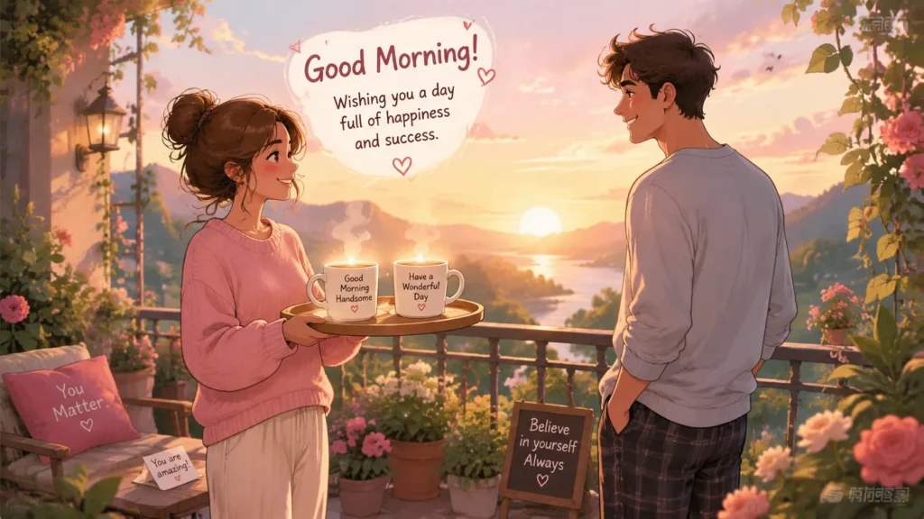 Good Morning Messages for Him That Touch the Heart