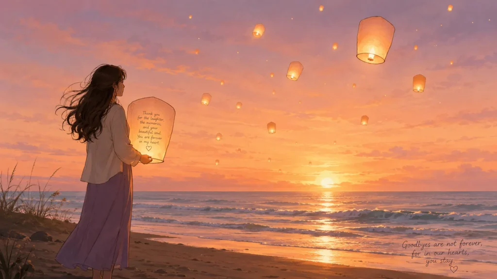 Goodbye Messages for a Dead Friend