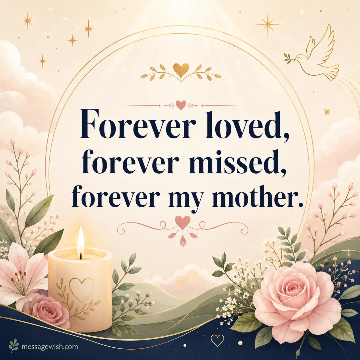 Forever loved forever missed forever my mother