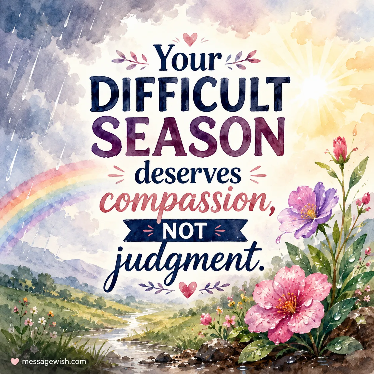 Your difficult season deserves compassion, not judgment