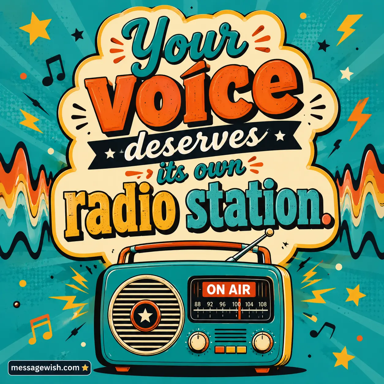 Your voice deserves its own radio station